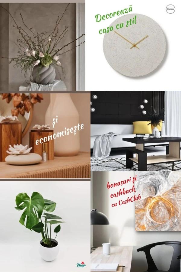 decor interior cu plante și economisește