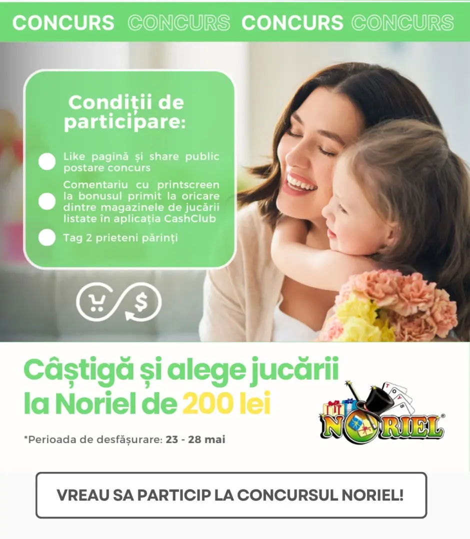 Parinti fericiti, copii fericiti. 50 de idei de cadouri de 1 iunie pentru copilul tau de la Noriel + coduri de reducere si alte surprize - Imagine 3