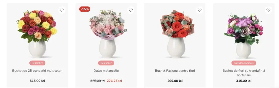Ghid pentru El de care se bucura Ea: cum sa alegi un buchet de flori, in functie de diverse ocazii? Coduri de reducere la Buchete de flori de la Floria, furnizor oficial al Casei Regale - Imagine 1